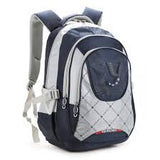 Suntop Graphite Grey & Cool Blue Checks Laptop Backpack